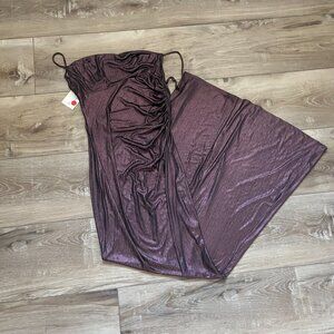 Katie May Los Angeles prom dress, S, plum
